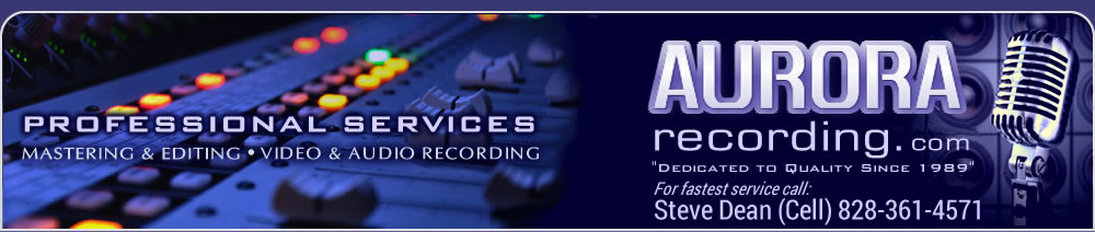 Professional audio/video recording & mastering Services